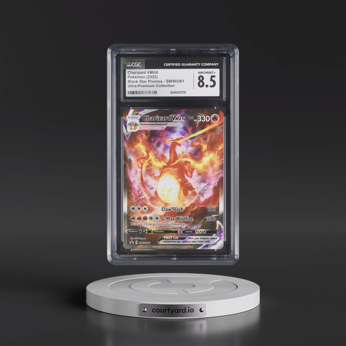 2017 Black Star Promos - Sword & Shield #SWSH261 Charizard VMAX - Ultra-Premium Collection (Holo) (CGC 8.5 NM-MT+)