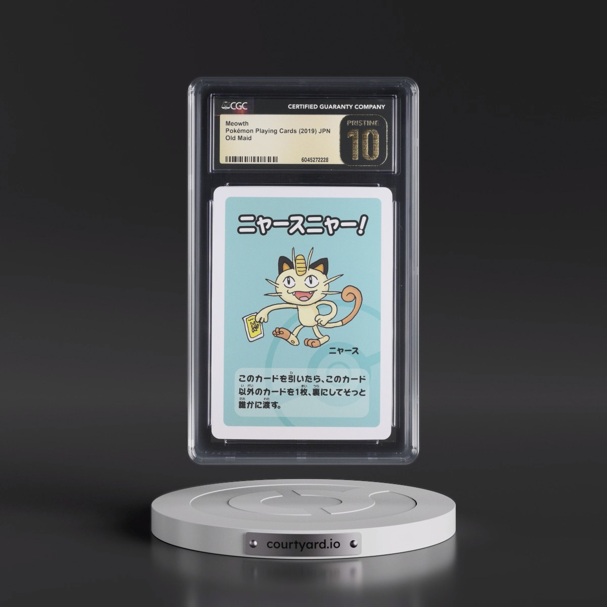 2019 Old Maid Meowth (CGC 10 PRISTINE)