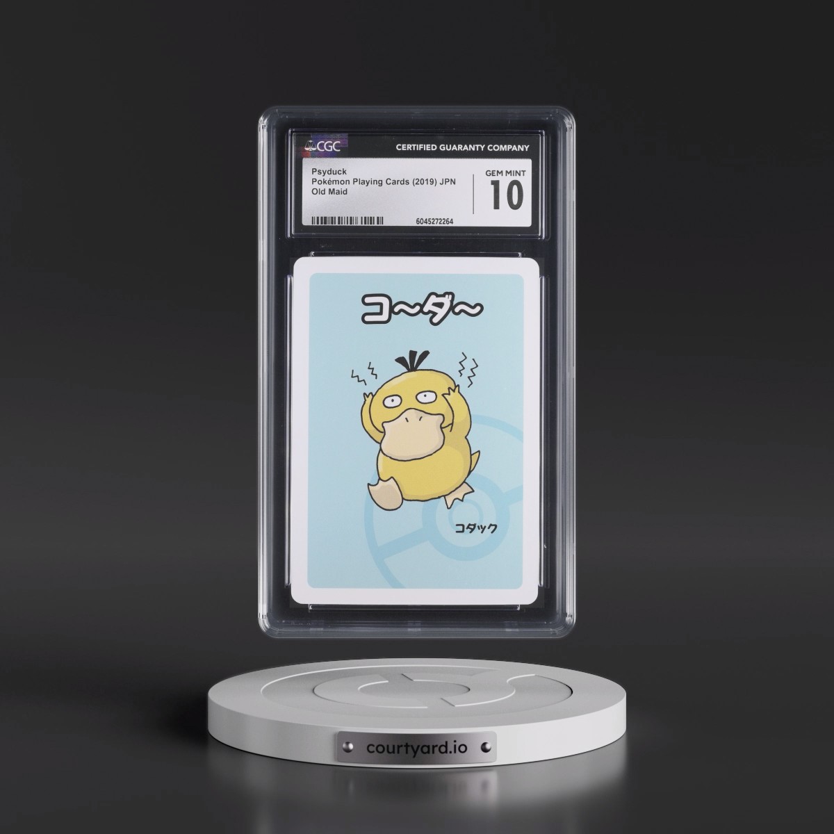 2019 Old Maid (Red Back) Psyduck CGC 10