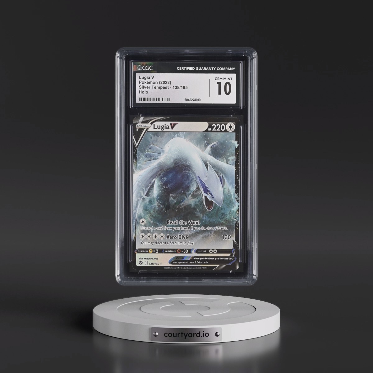 2022 Silver Tempest #138/195 Lugia V - Holo (CGC 10 GEM MINT)