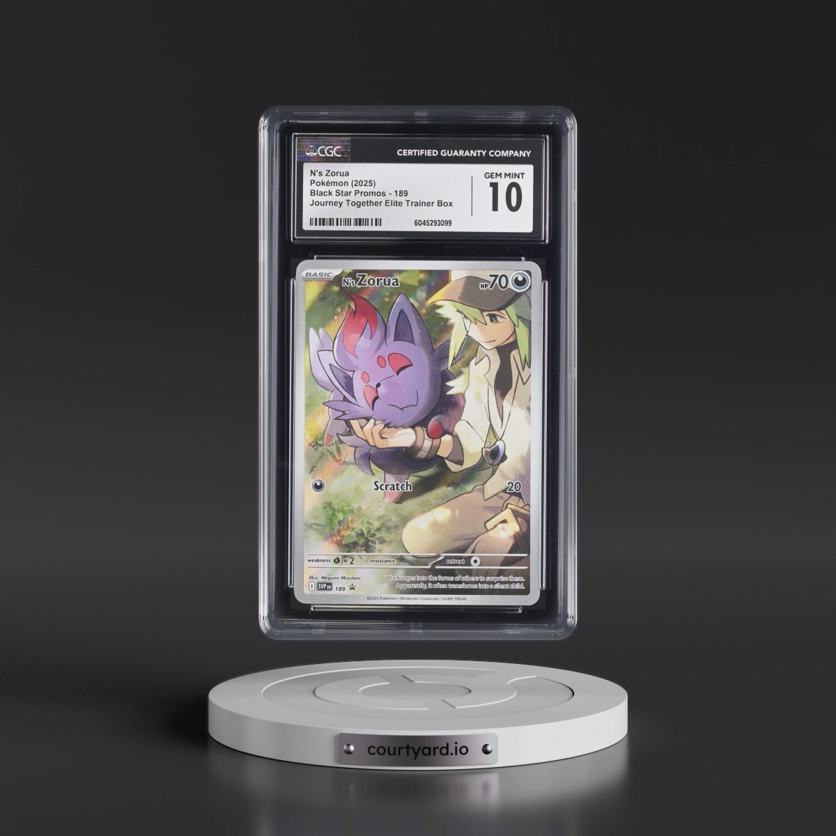 2023 Black Star Promos - Scarlet & Violet SVP EN #189 N's Zorua - Journey Together Elite Trainer Box (Holo) (CGC 10 GEM MINT)