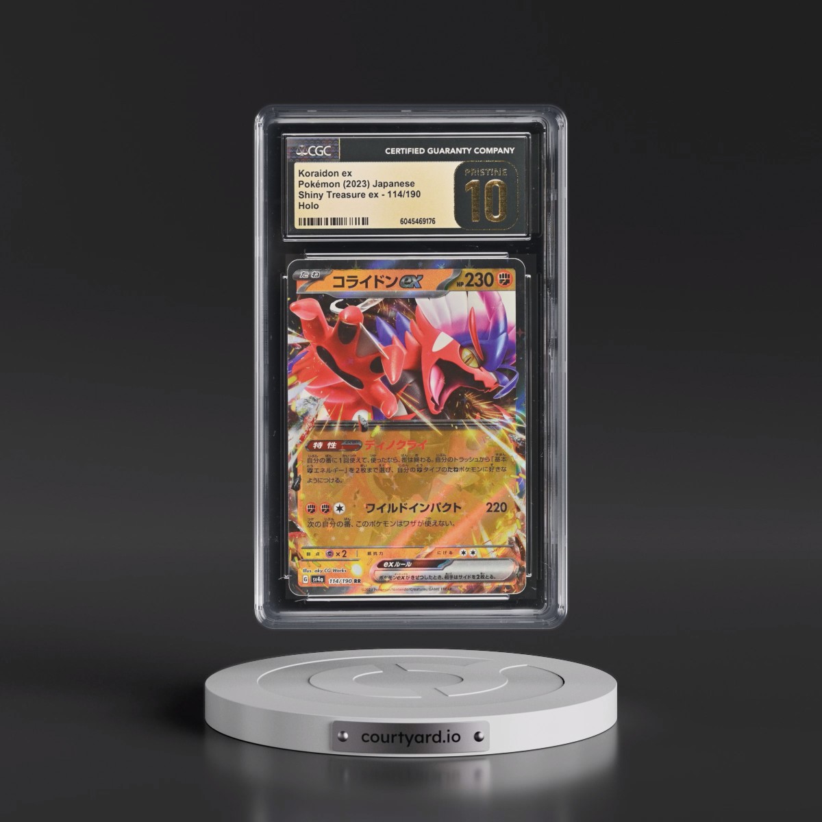 2023 Shiny Treasure ex #114/190 Koraidon ex - Holo (CGC 10 PRISTINE)