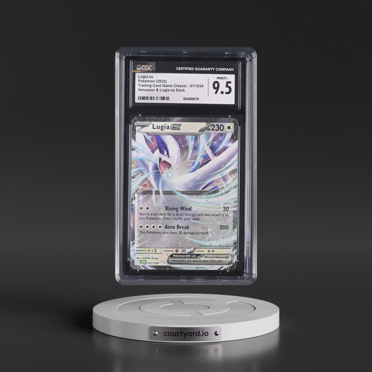 2023 Trading Card Game Classic - CLV, CLC, CLB #017/034 Lugia ex - Venusaur & Lugia ex Deck - CLV Holo (CGC 9.5 MINT+)