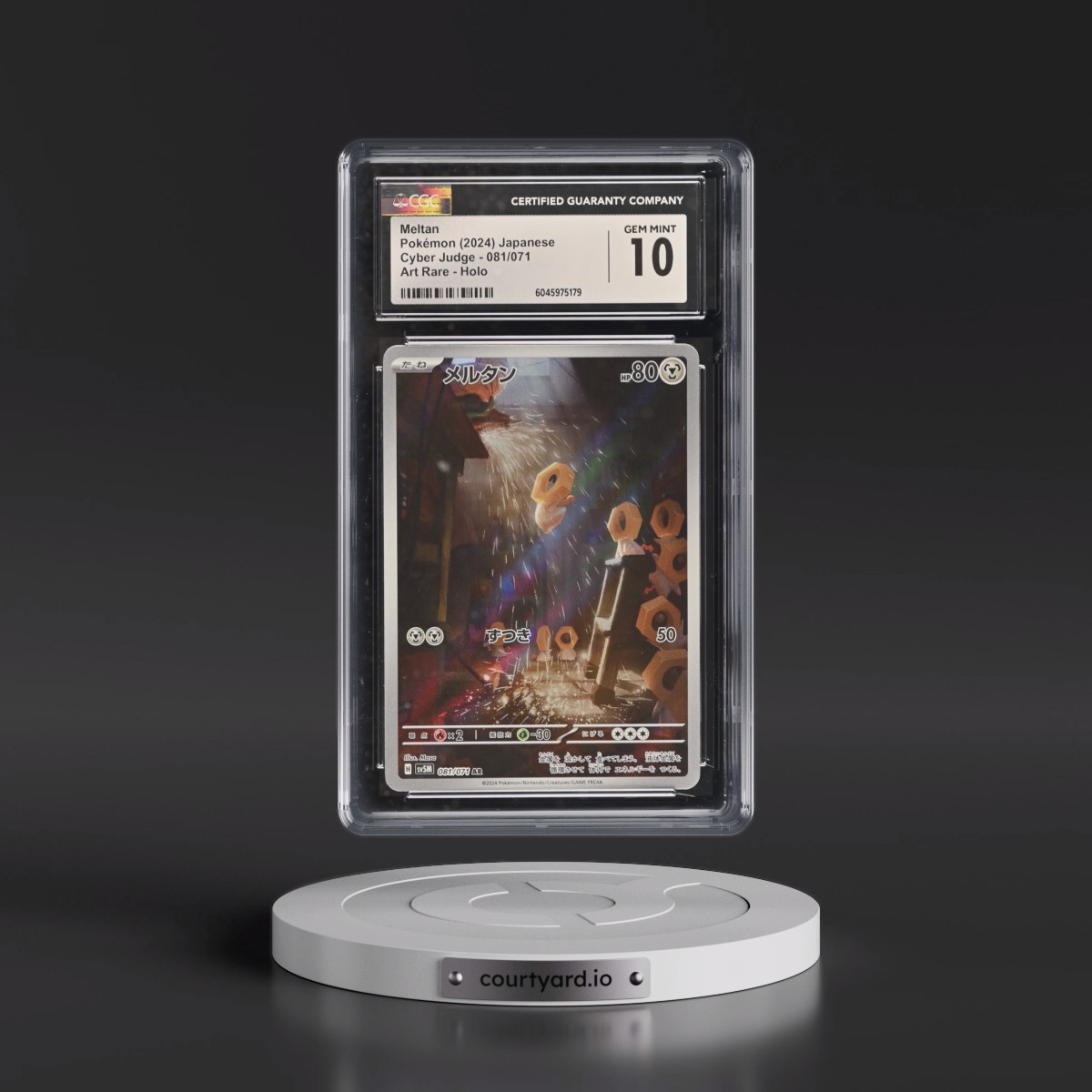 2024 Cyber Judge #081/071 Meltan - Art Rare Holo (CGC 10 GEM MINT)