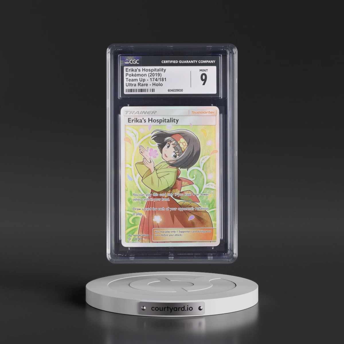 2019 Team Up #174/181 Erika's Hospitality - Ultra Rare Holo (CGC 9 MINT)