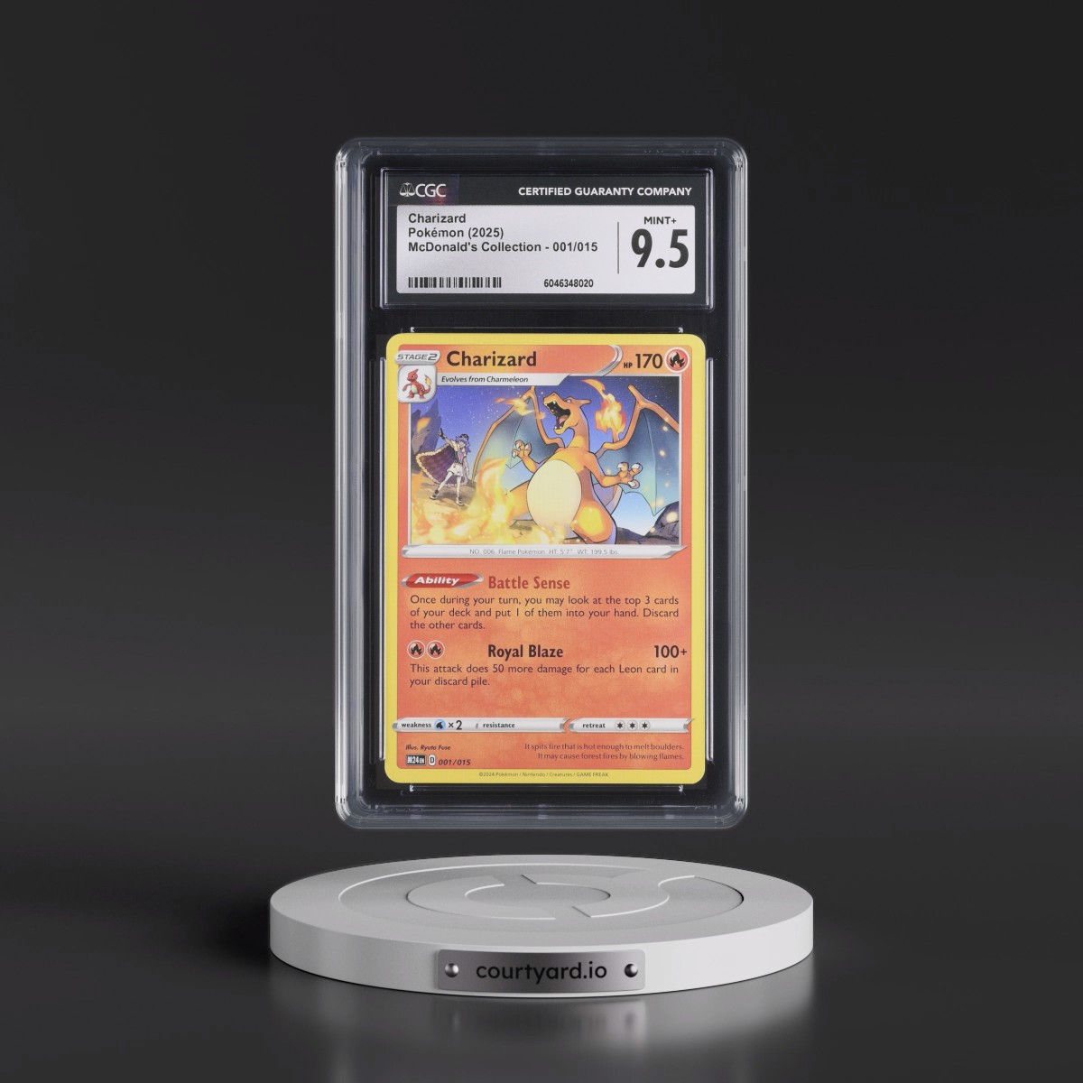 2025 McDonald's Collection - M24 EN #001/015 Charizard (CGC 9.5 MINT+)