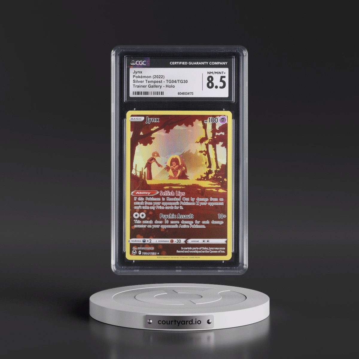 2022 Silver Tempest #TG04/TG30 Jynx - Trainer Gallery Holo (CGC 8.5 NM-MT+)