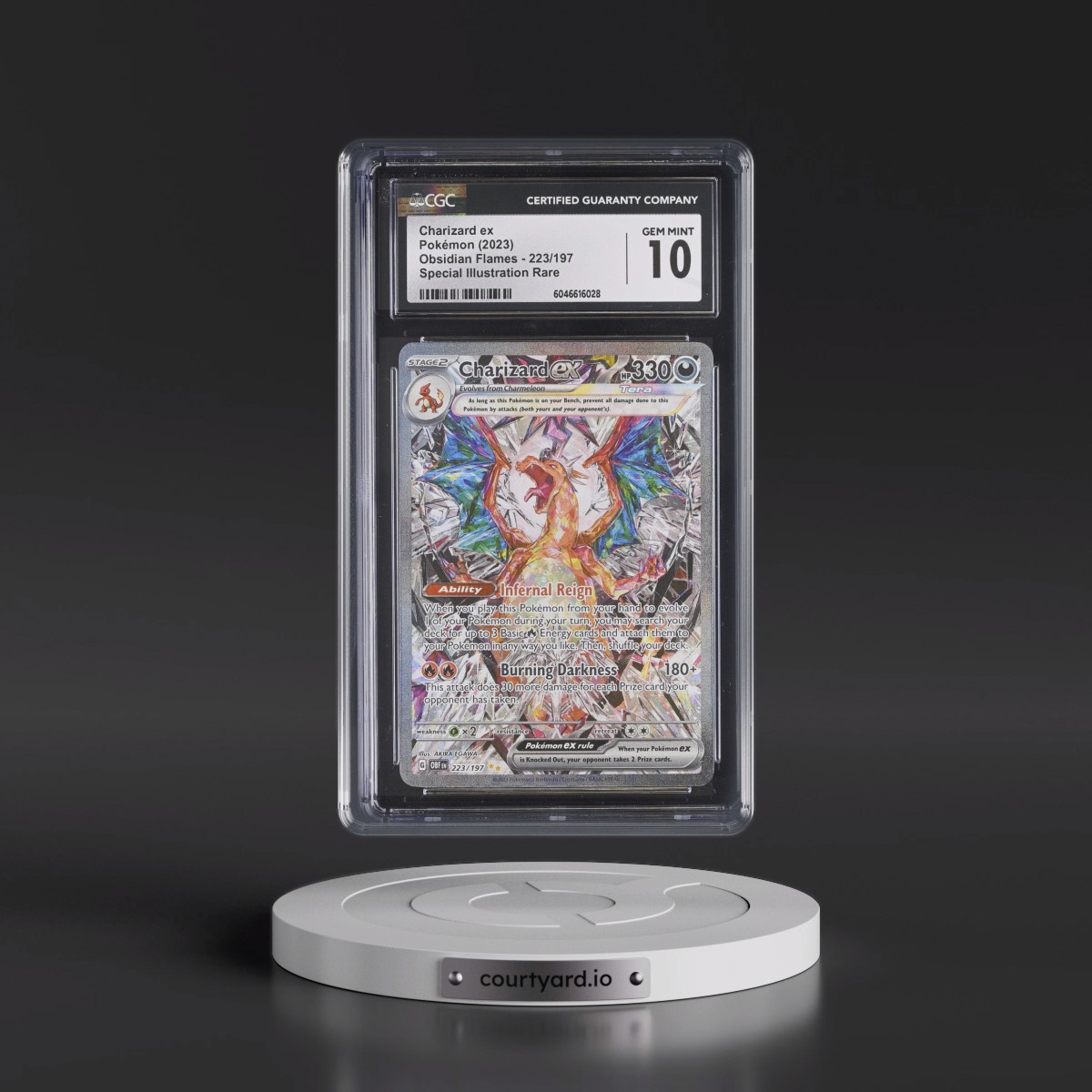 2023 Obsidian Flames - OBF EN #223/197 Charizard ex - Special Illustration Rare (Holo) (CGC 10 GEM MINT)