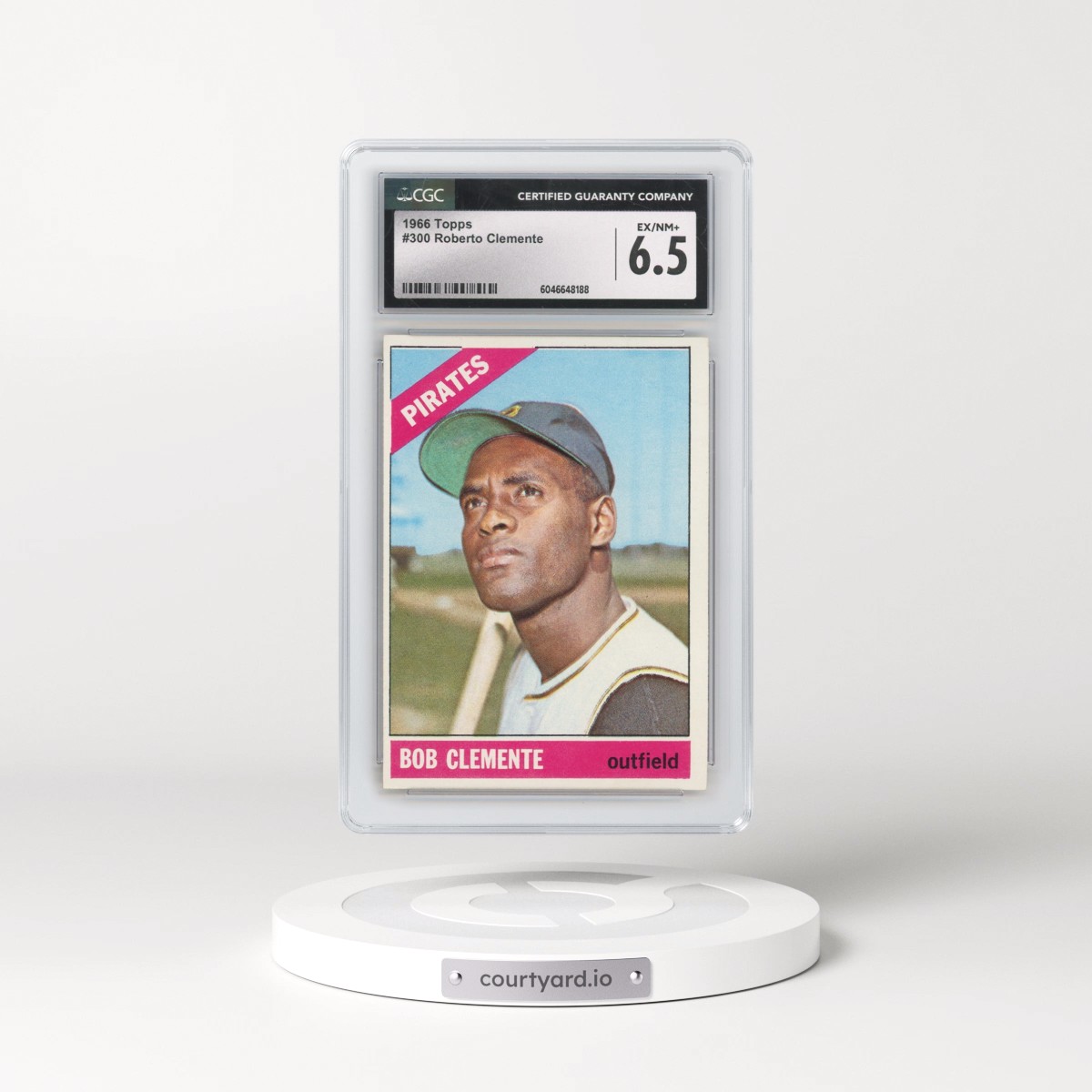 1966 Topps #300 Bob Clemente (CGC 6.5 EX-NM+)