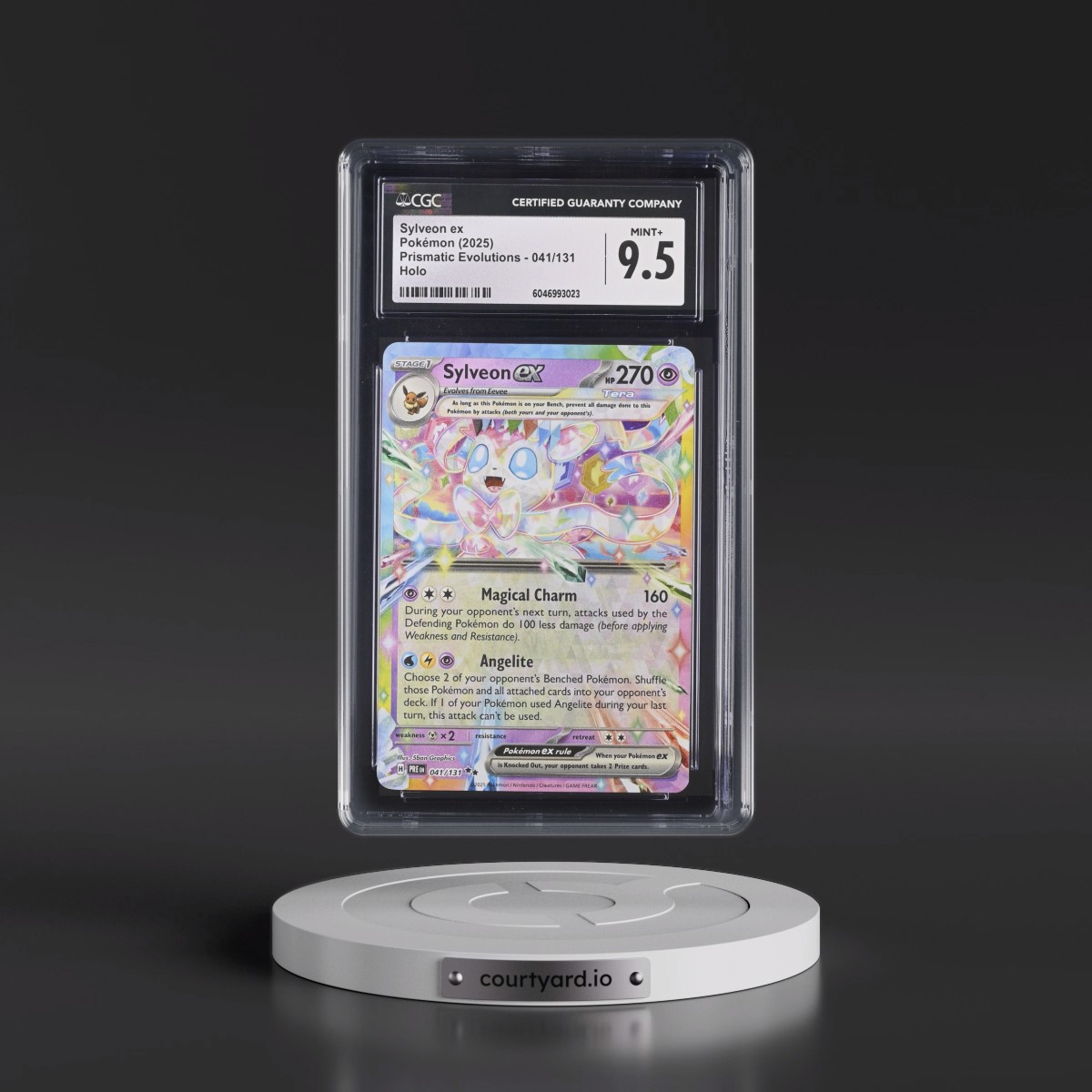 2025 Prismatic Evolutions - PRE EN #041/131 Sylveon ex - Holo (CGC 9.5 MINT+)