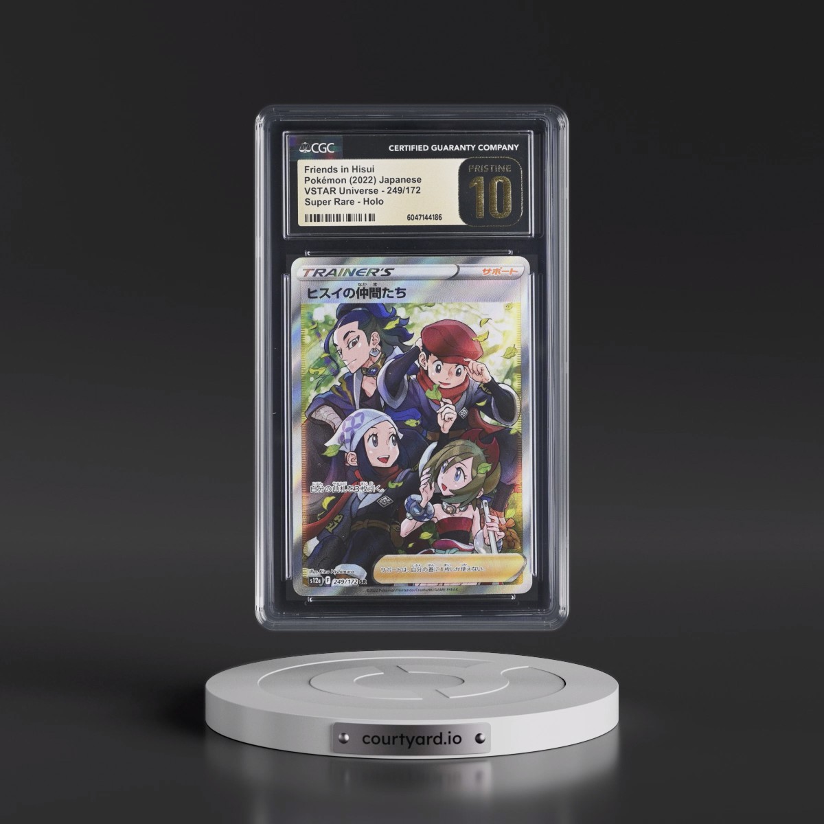 2022 VSTAR Universe #249/172 Friends in Hisui - Super Rare Holo (CGC 10 PRISTINE)
