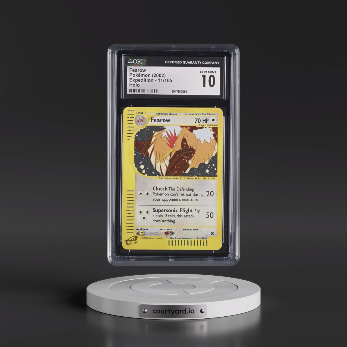 2002 Expedition #11/165 Fearow - Holo (CGC 10 GEM MINT)
