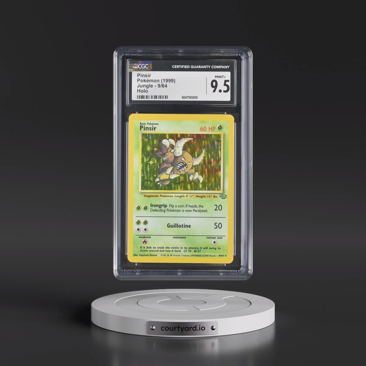 1999 Jungle #9/64 Pinsir - Holo (CGC 9.5 MINT+)