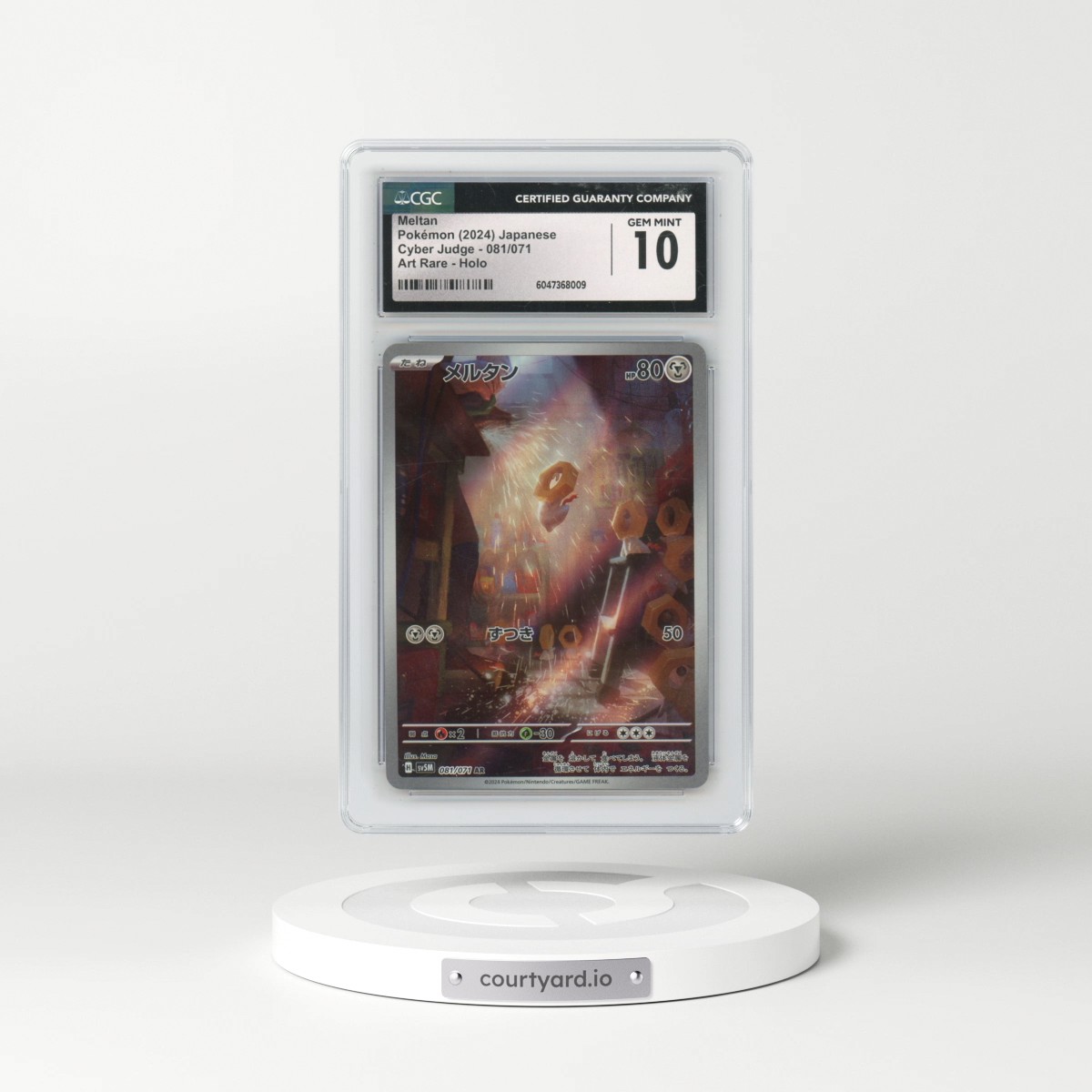 2024 Cyber Judge #081/071 Meltan - Art Rare Holo (CGC 10 GEM MINT)