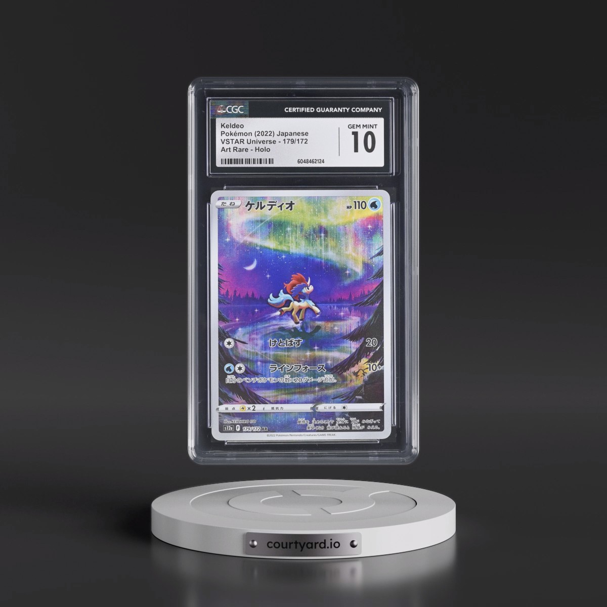 2022 VSTAR Universe #179/172 Keldeo - Art Rare Holo (CGC 10 GEM MINT)