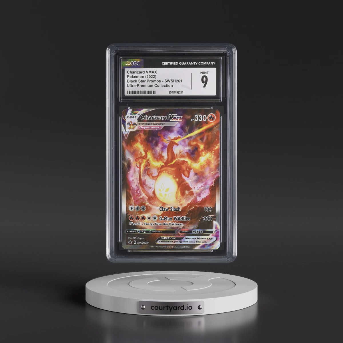 2017 Black Star Promos - Sword & Shield #SWSH261 Charizard VMAX - Ultra-Premium Collection (Holo) (CGC 9 MINT)