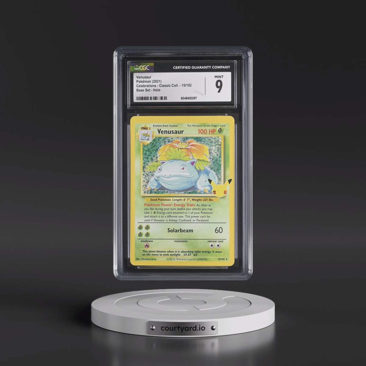 2021 Celebrations - Classic Collection #15/102 Venusaur - Base Set Holo (CGC 9 MINT)