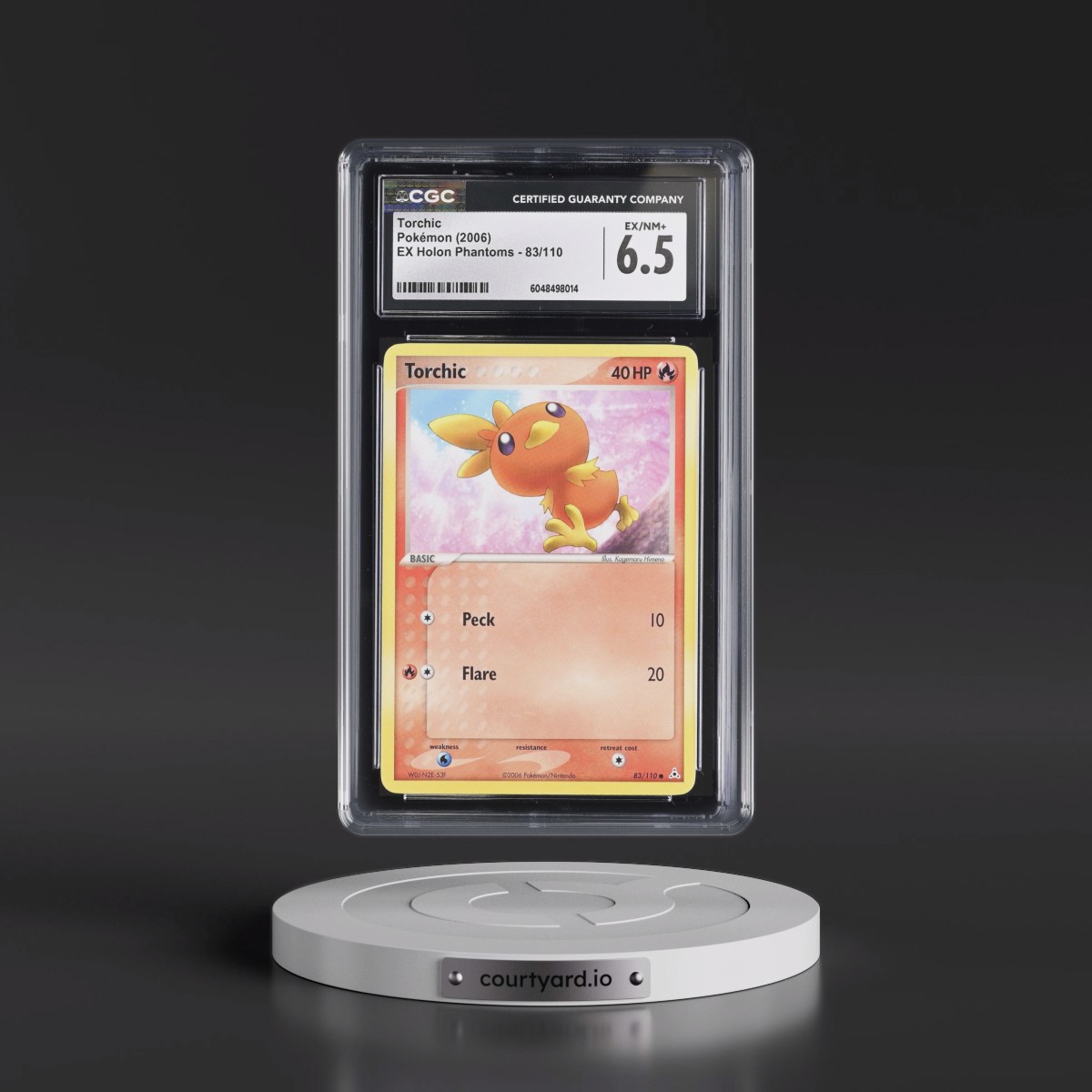 2006 EX Holon Phantoms #83/110 Torchic (CGC 6.5 EX-NM+)