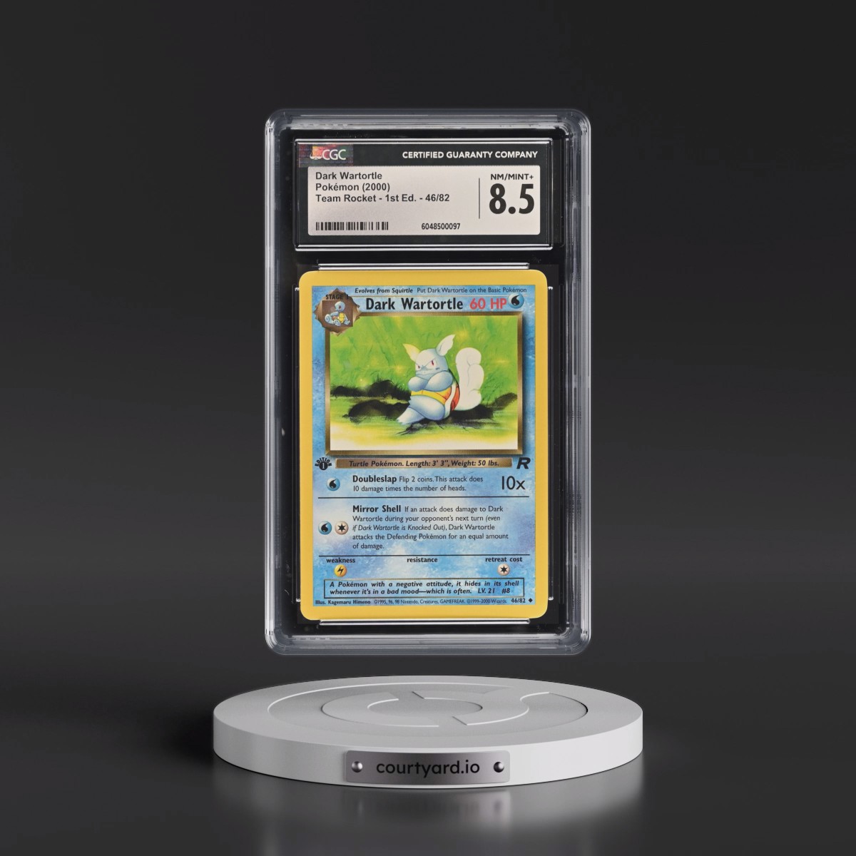 2000 Team Rocket #46/82 Dark Wartortle - 1st Edition 1st Edition (CGC 8.5 NM-MT+)