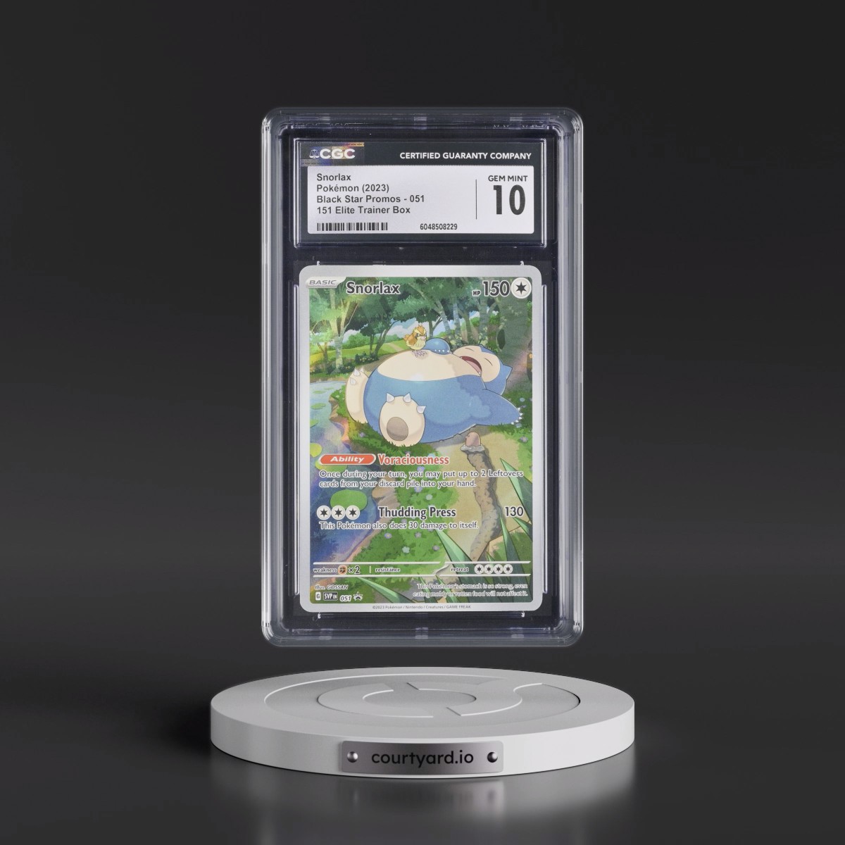 2023 Black Star Promos - Scarlet & Violet SVPEN #051 Snorlax - 151 Elite Trainer Box (Holo) (CGC 10 GEM MINT)
