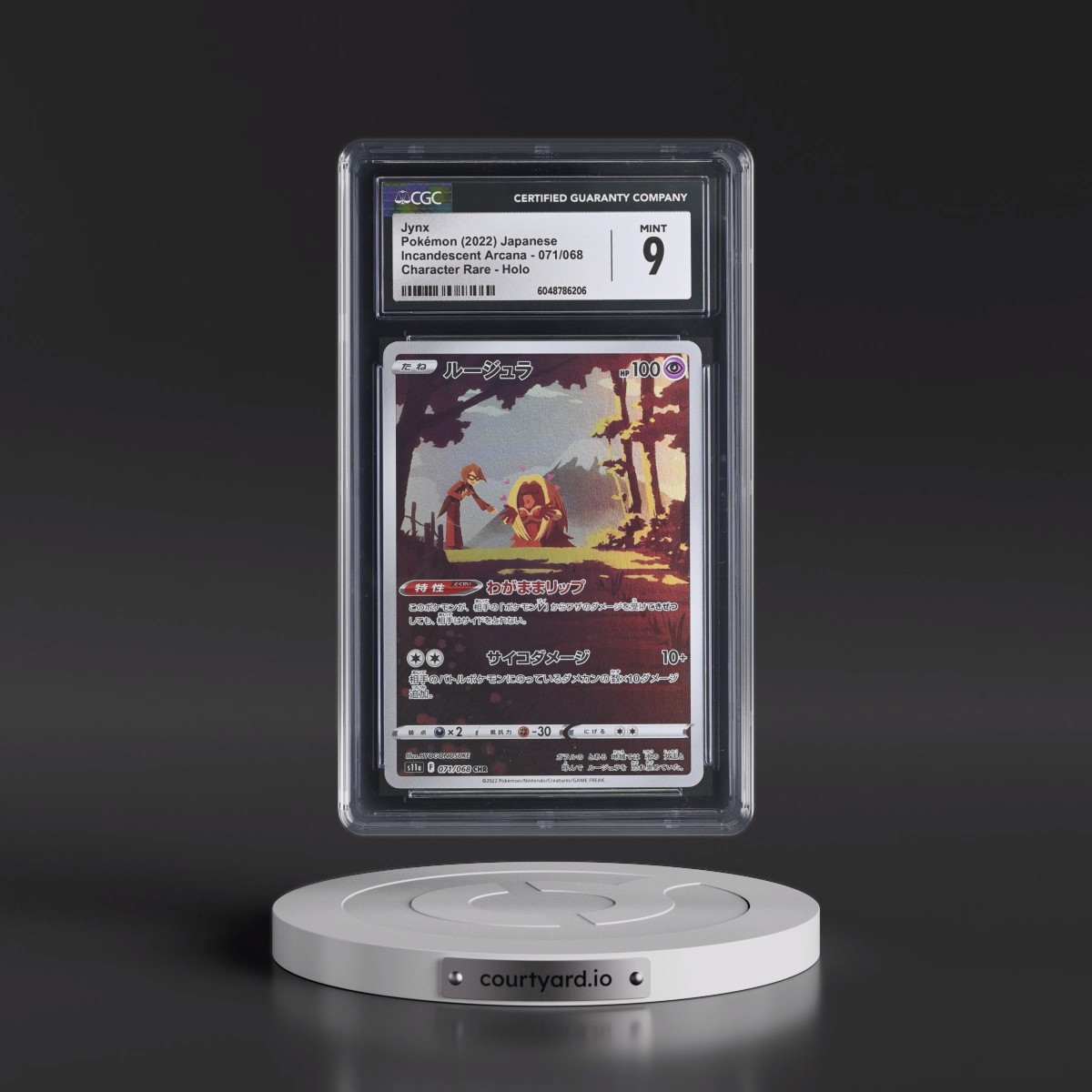 2022 Incandescent Arcana #071/068 Jynx - Character Rare Holo (CGC 9 MINT)