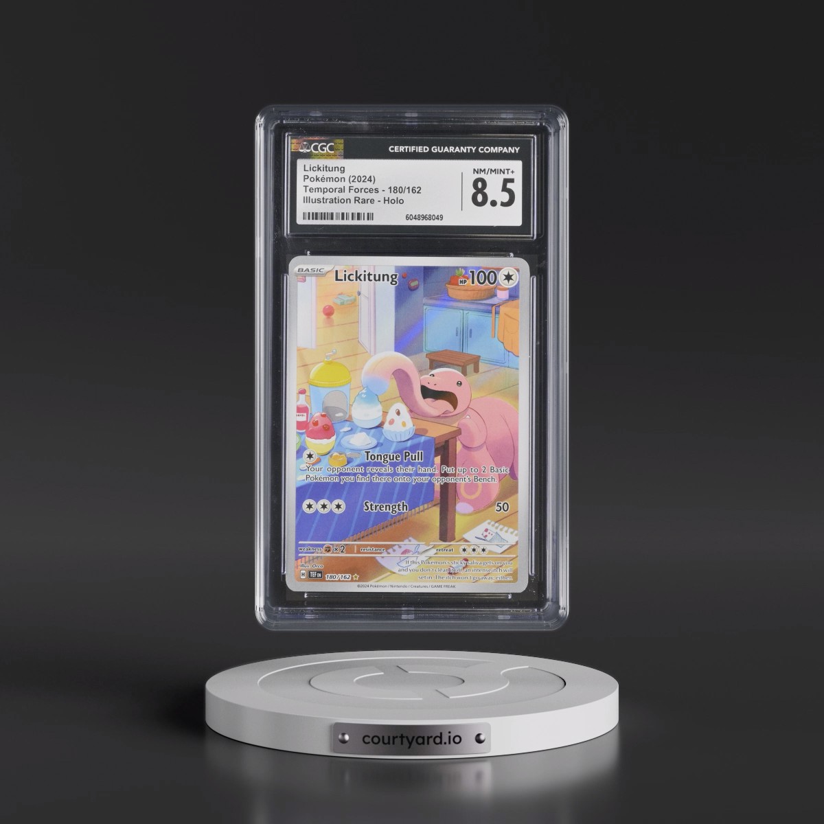 2023 Temporal Forces - TEF EN #180/162 Lickitung - Illustration Rare Holo (CGC 8.5 NM-MT+)