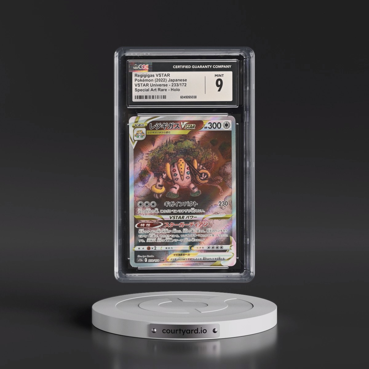 2022 VSTAR Universe #233/172 Regigigas VSTAR - Special Art Rare Holo (CGC 9 MINT)