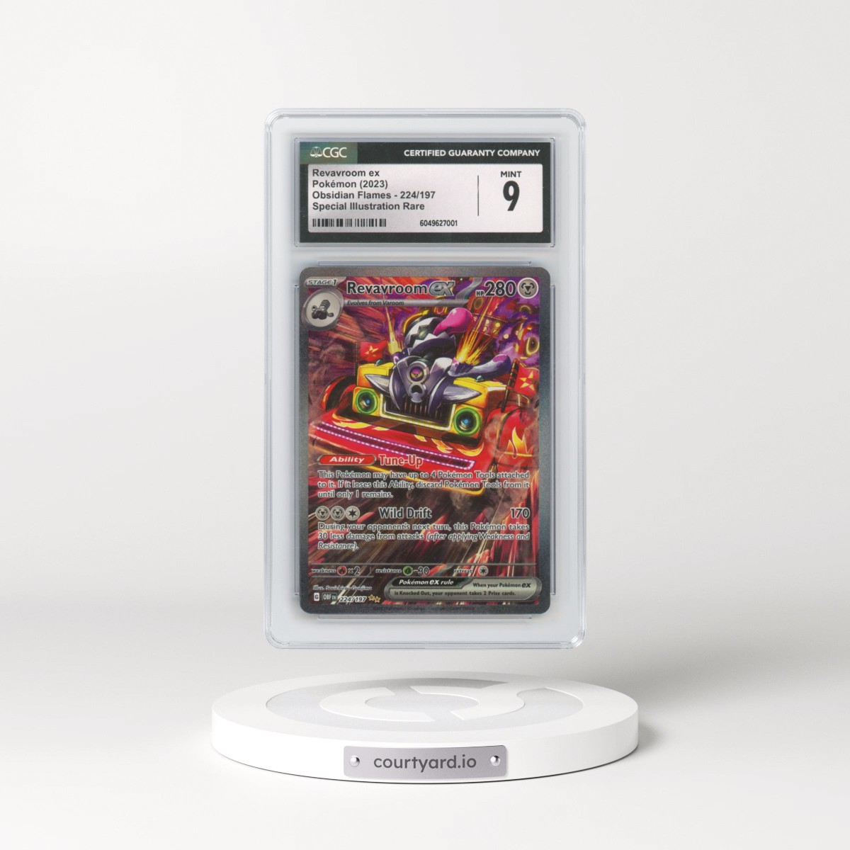 2023 Pokémon Obf EN-Obsidian Flames #224 Revavroom EX - Holo Special Illustration Rare (CGC 9 MINT)