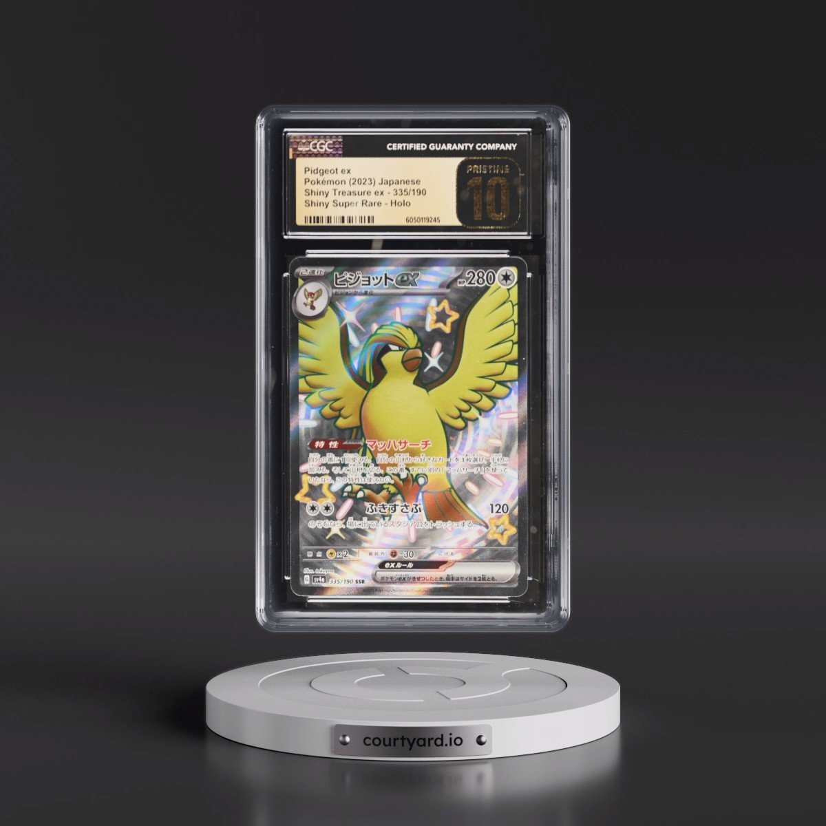 2023 Shiny Treasure ex #335/190 Pidgeot ex - Shiny Super Rare Holo (CGC 10 PRISTINE)
