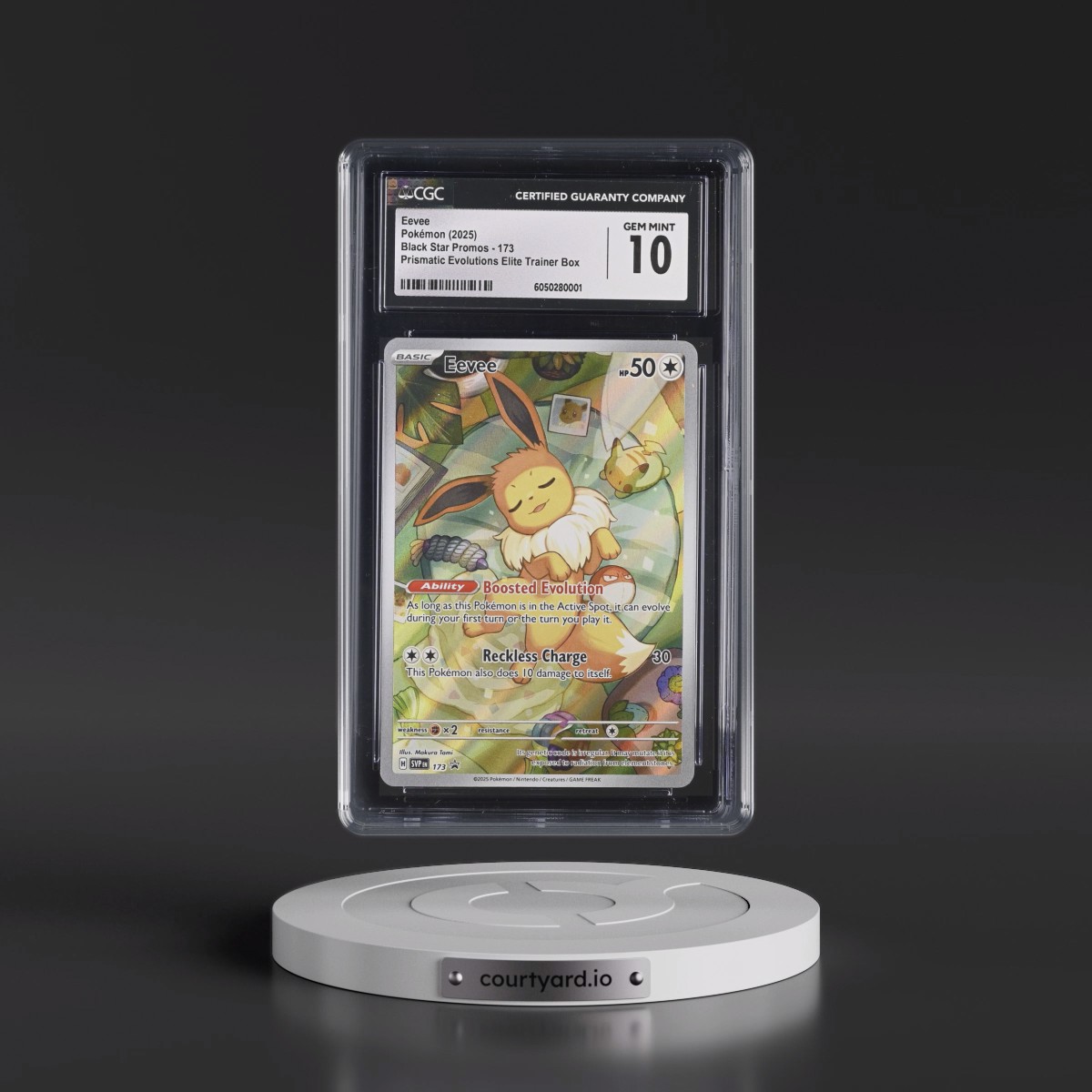 2023 Black Star Promos - Scarlet & Violet SVP EN #173 Eevee - Prismatic Evolutions Elite Trainer Box (Holo) (CGC 10 GEM MINT)