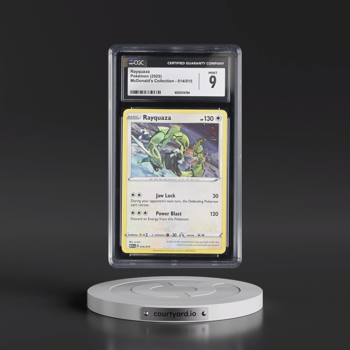 2025 Pokémon M24 EN-Mcdonald's Collection #014 Rayquaza (CGC 9 MINT)