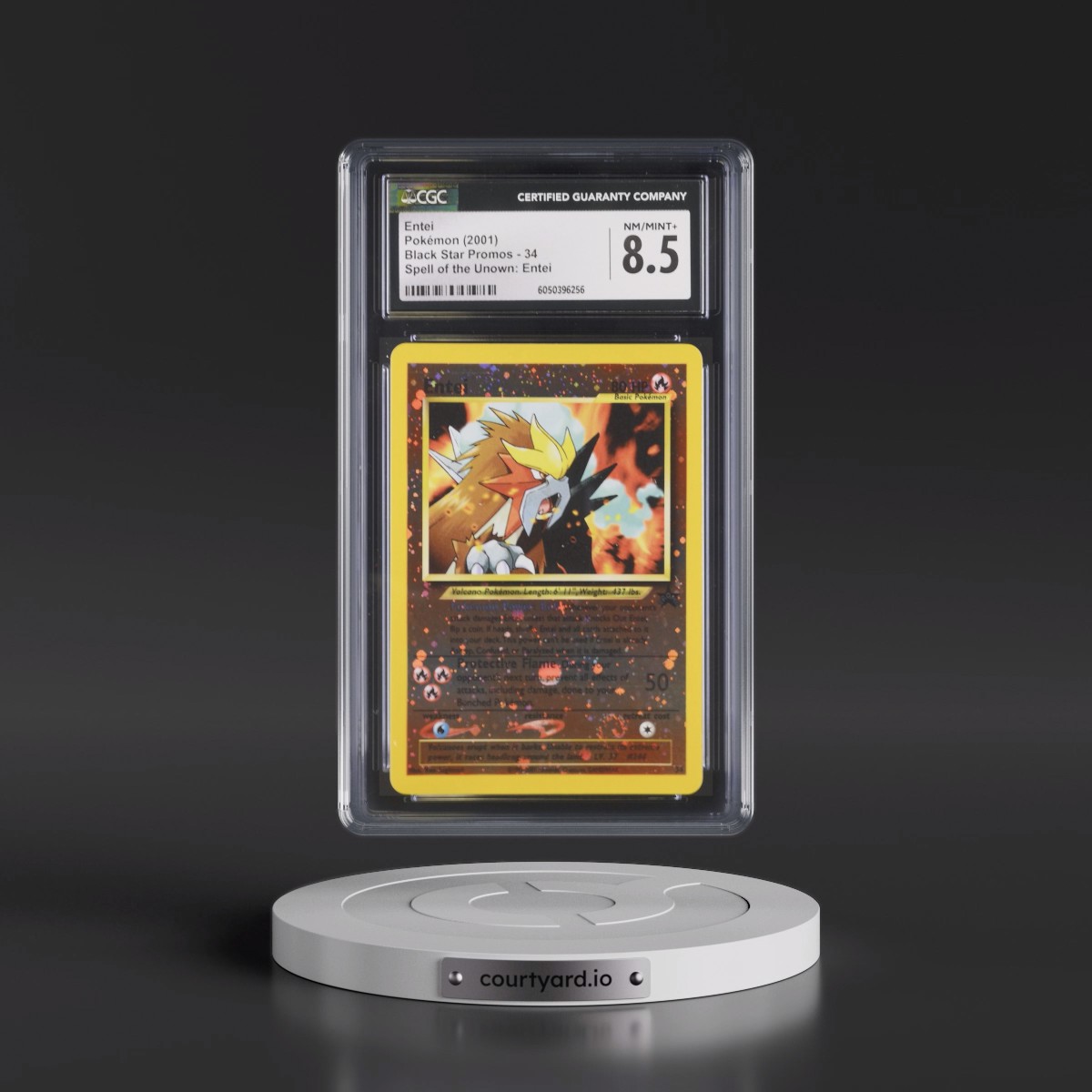1999 Black Star Promos #34 Entei - Reverse Holo Spell of the Unown: Entei () (CGC 8.5 NM-MT+)