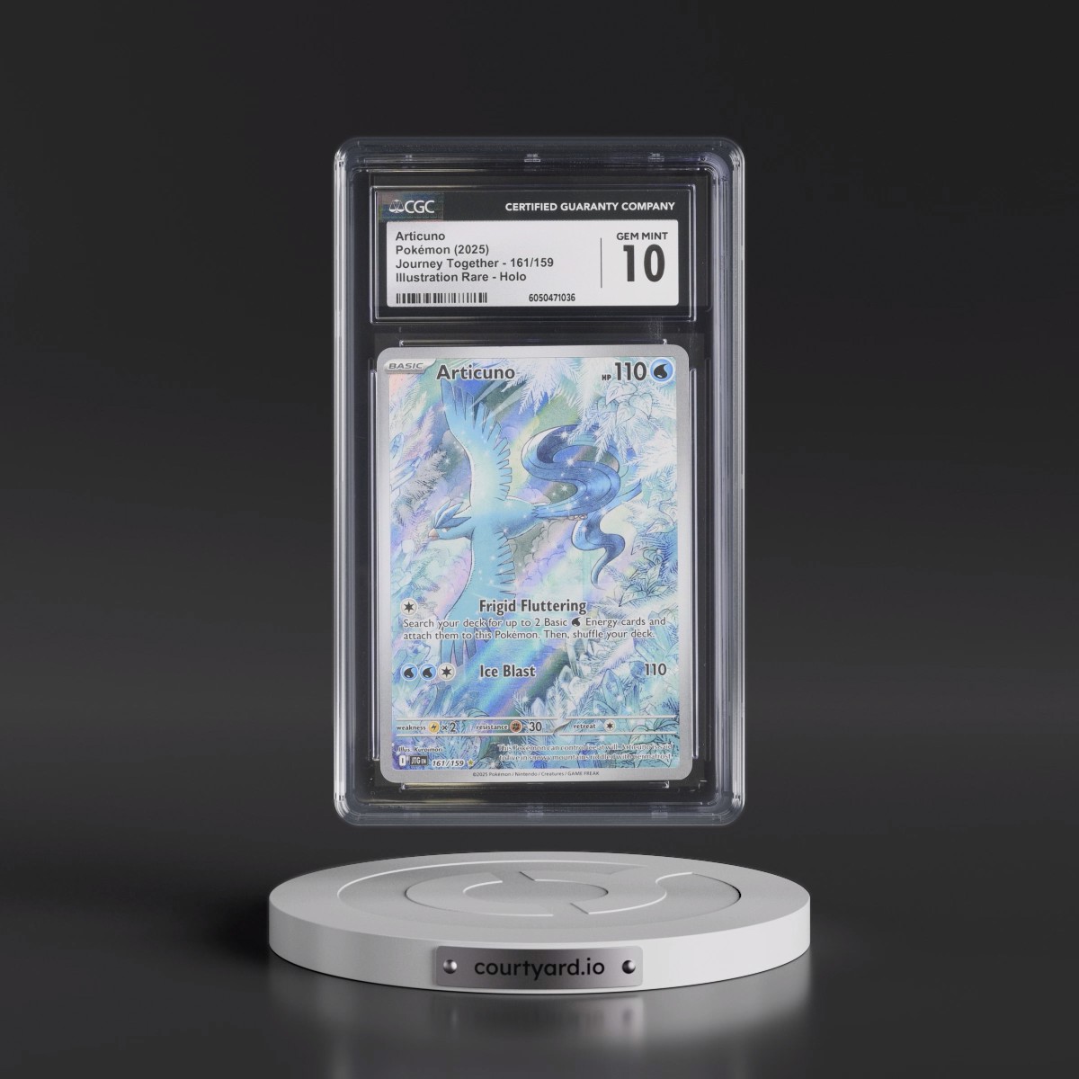 2024 Journey Together - JTG EN #161/159 Articuno - Illustration Rare Holo (CGC 10 GEM MINT)