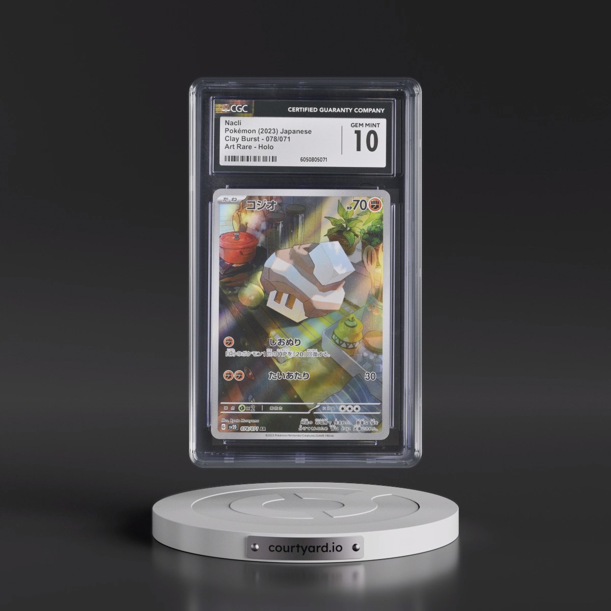 2023 Clay Burst #078/071 Nacli - Art Rare Holo (CGC 10 GEM MINT)