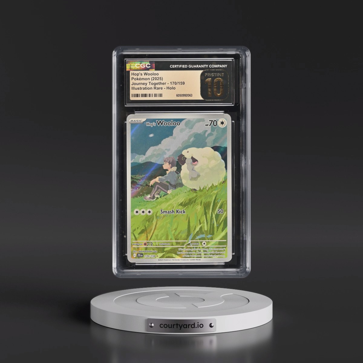 2025 Journey Together - JTG EN #170/159 Hop's Wooloo - Illustration Rare Holo (CGC 10 PRISTINE)