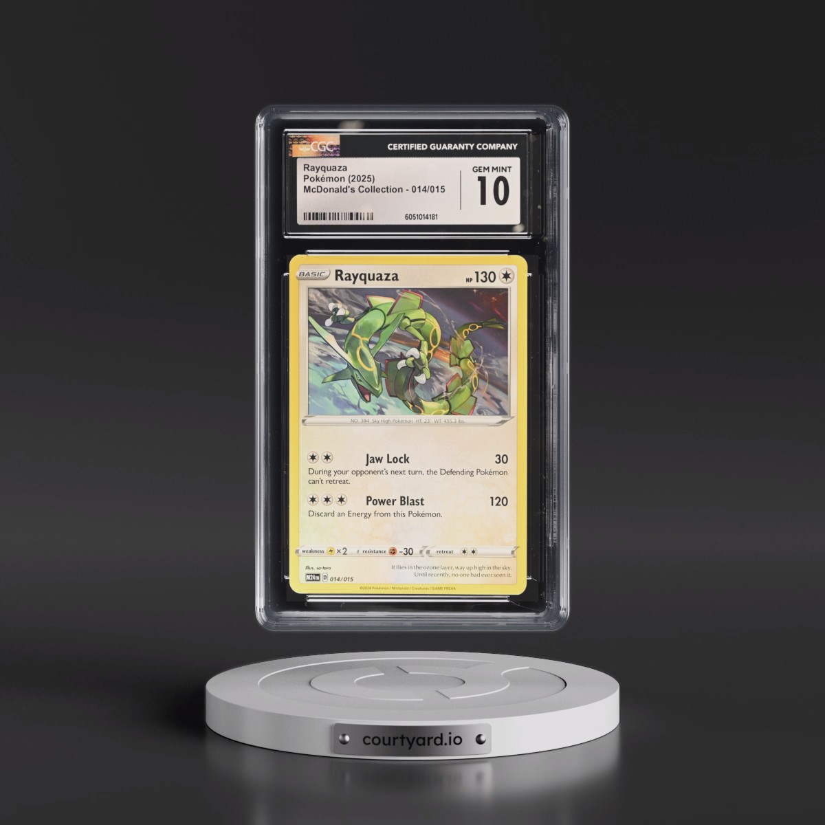 2025 McDonald's Collection - M24 EN #014/015 Rayquaza (CGC 10 GEM MINT)