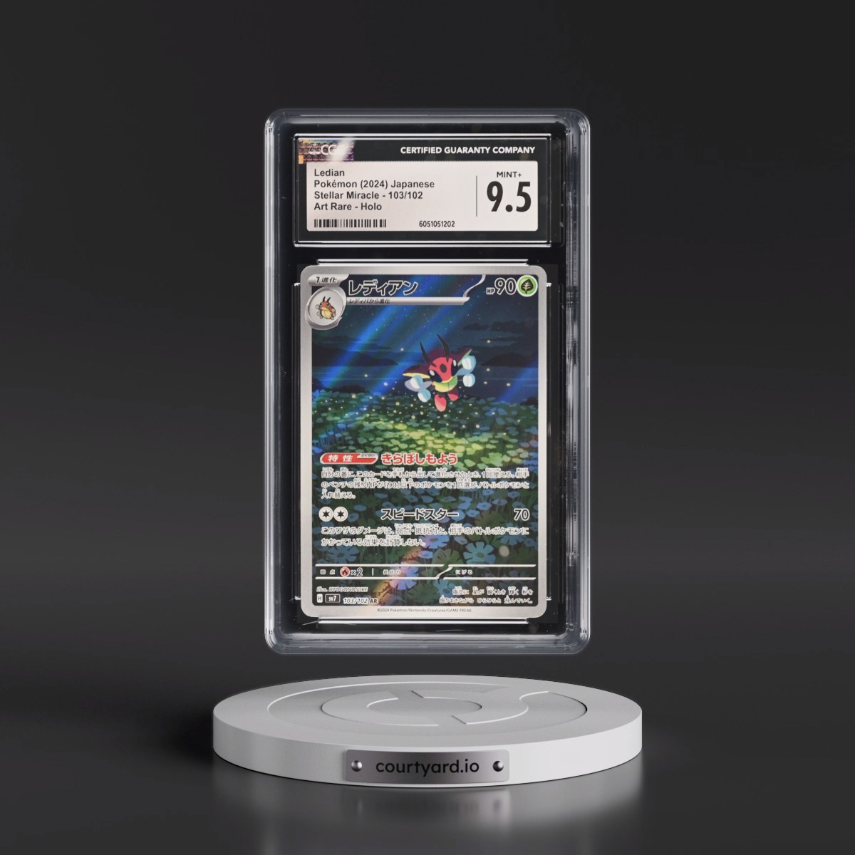 2024 Stellar Miracle #103/102 Ledian - Art Rare Holo (CGC 9.5 MINT+)