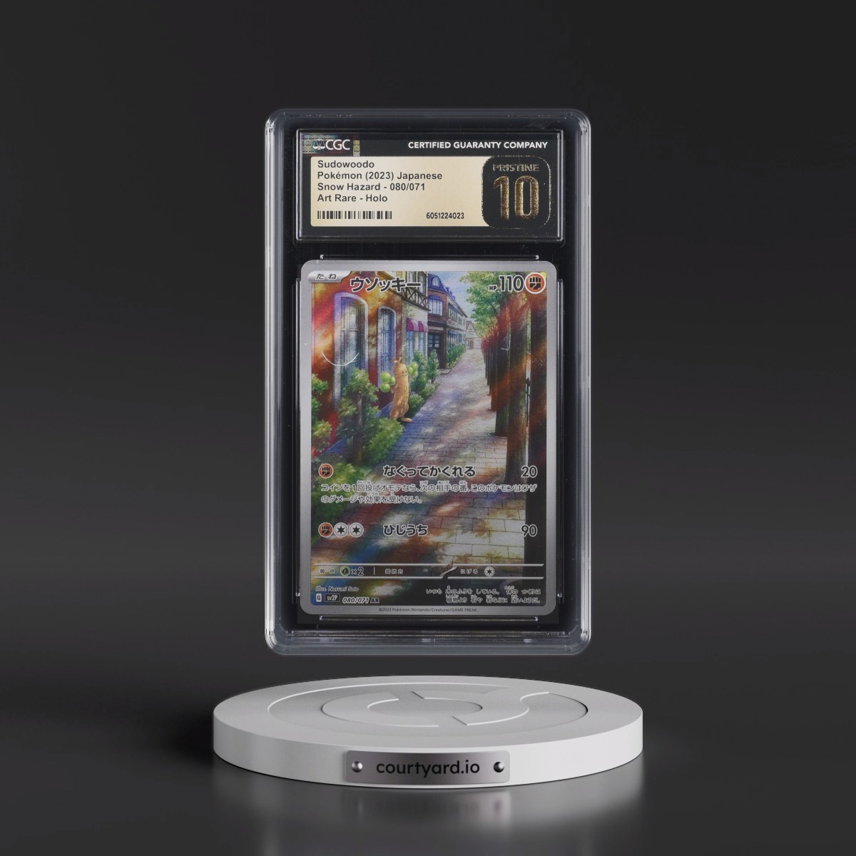 2023 Snow Hazard #080/071 Sudowoodo - Art Rare Holo (CGC 10 PRISTINE)