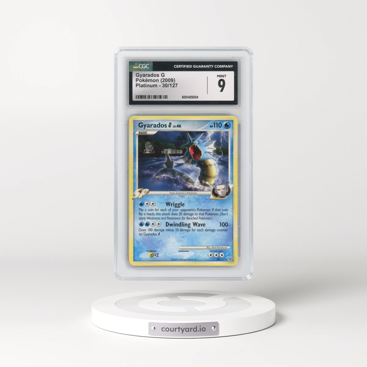 2009 Platinum #30/127 Gyarados G (CGC 9 MINT)
