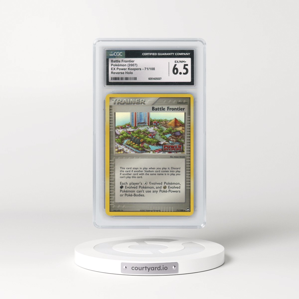 2007 EX Power Keepers #71/108 Battle Frontier - Reverse Holo (CGC 6.5 EX-NM+)