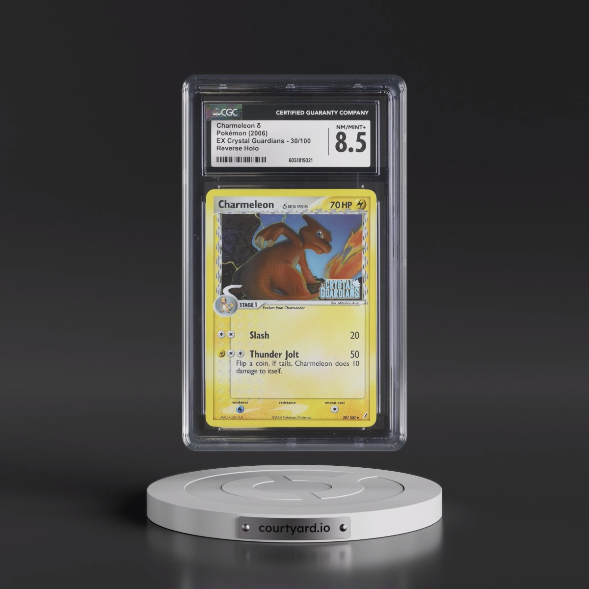 2006 EX Crystal Guardians #30/100 Charmeleon δ - Reverse Holo (CGC 8.5 NM-MT+)