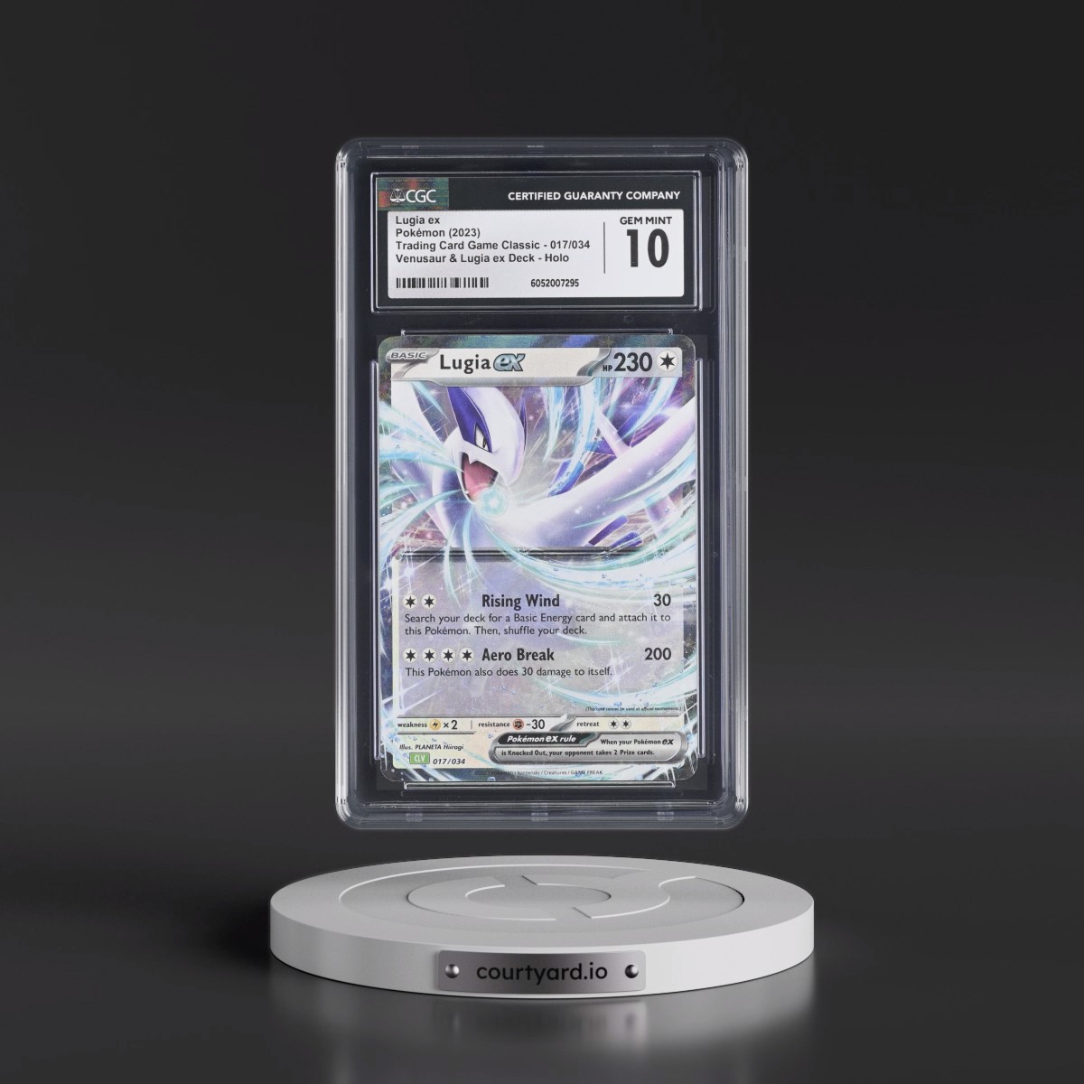 2023 Trading Card Game Classic - CLV, CLC, CLB #017/034 Lugia ex - Venusaur & Lugia ex Deck - CLV Holo (CGC 10 GEM MINT)