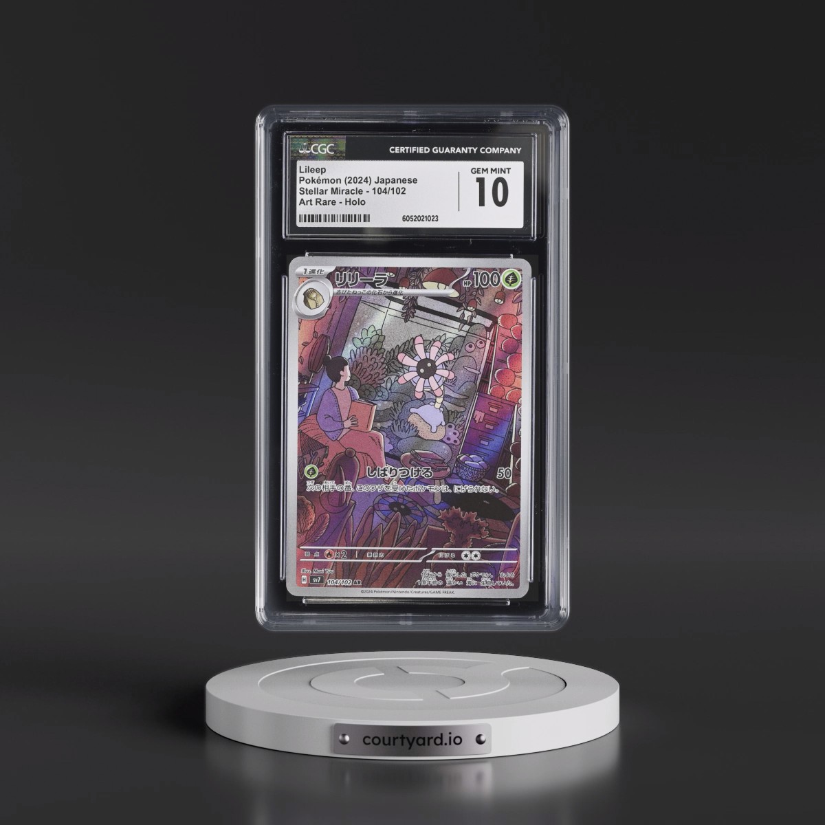 2024 Stellar Miracle #104/102 Lileep - Art Rare Holo (CGC 10 GEM MINT)