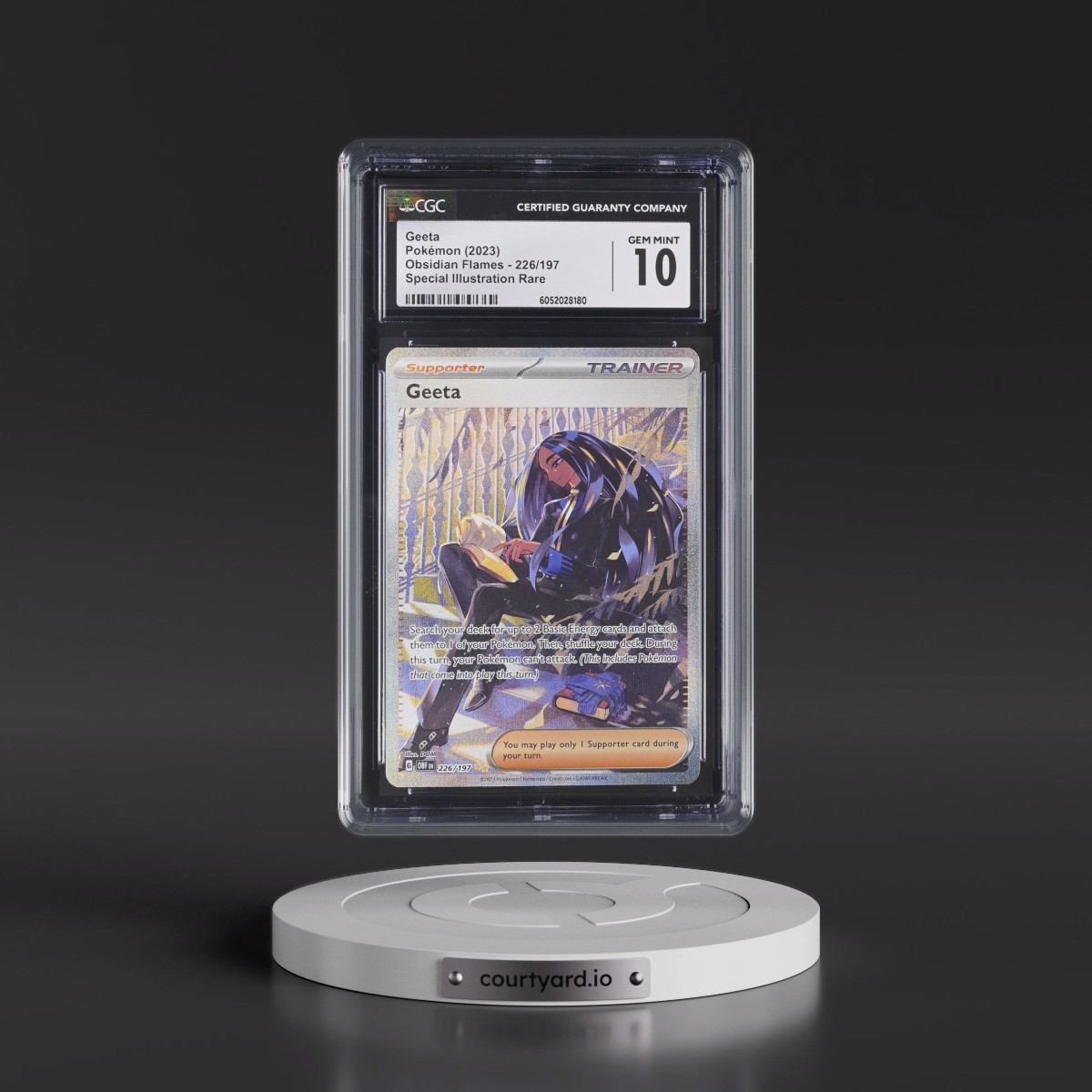 2023 Obsidian Flames - OBF EN #226/197 Geeta - Special Illustration Rare (Holo) (CGC 10 GEM MINT)