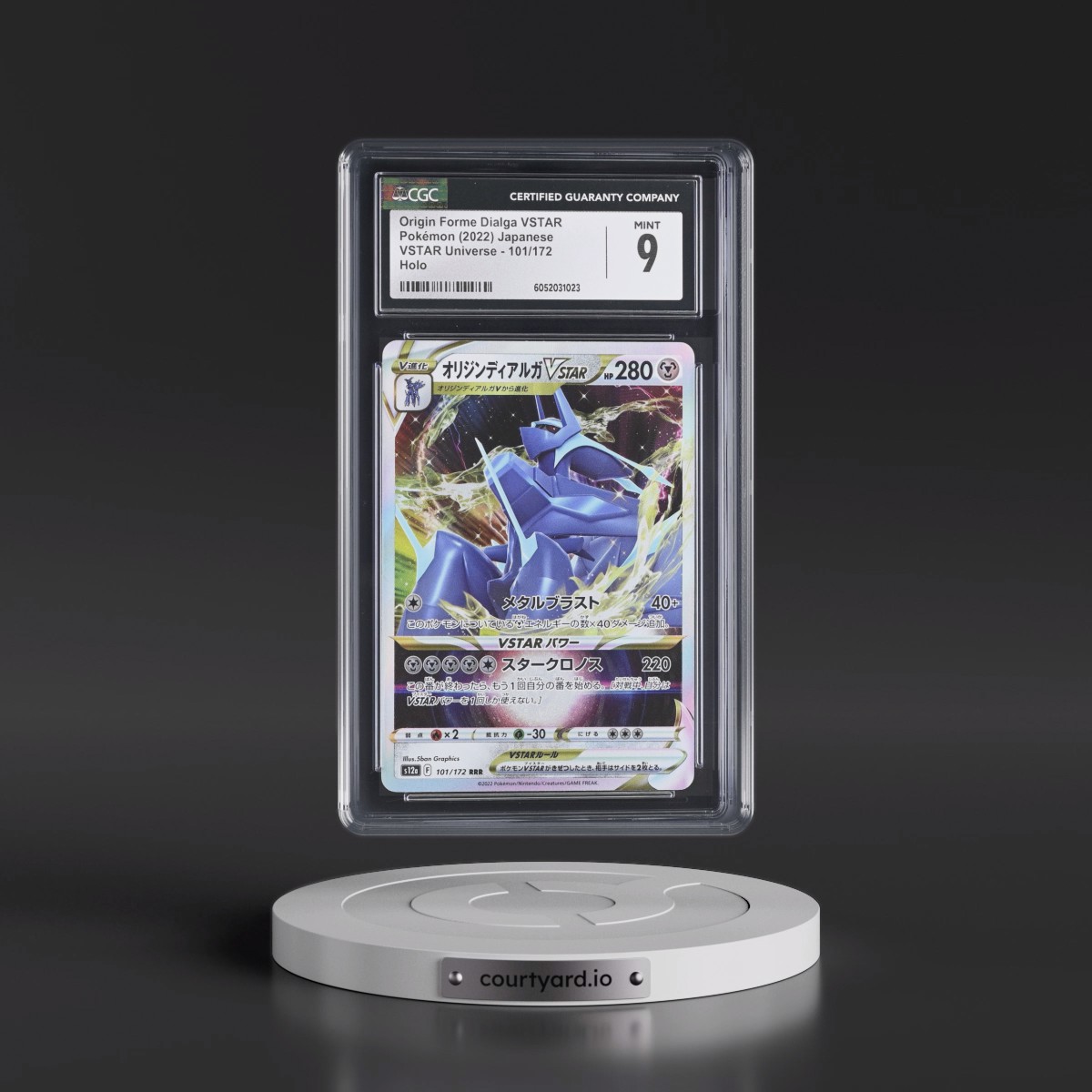 2022 VSTAR Universe #101/172 Origin Forme Dialga VSTAR - Holo (CGC 9 MINT)