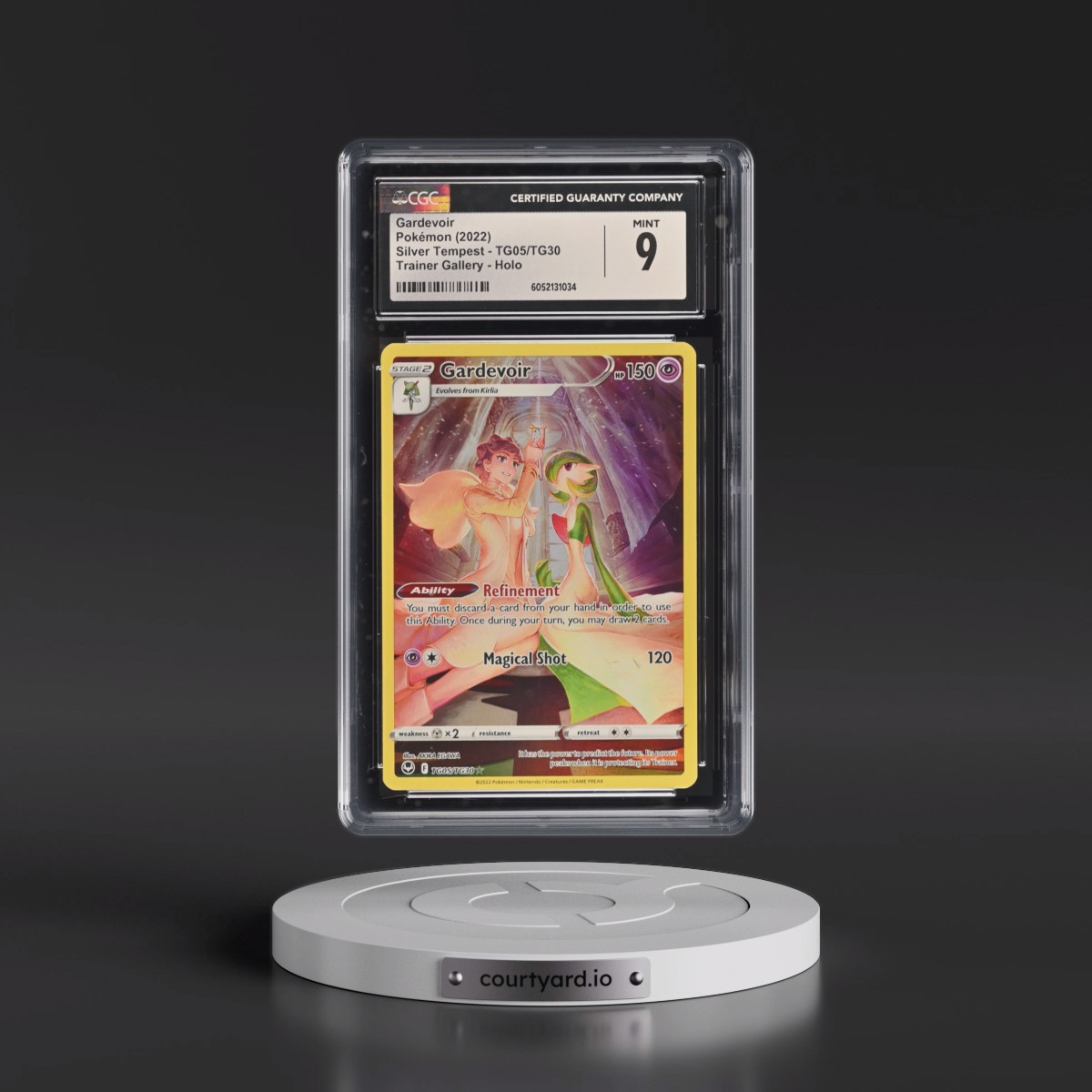 2022 Silver Tempest #TG05/TG30 Gardevoir - Trainer Gallery Holo (CGC 9 MINT)