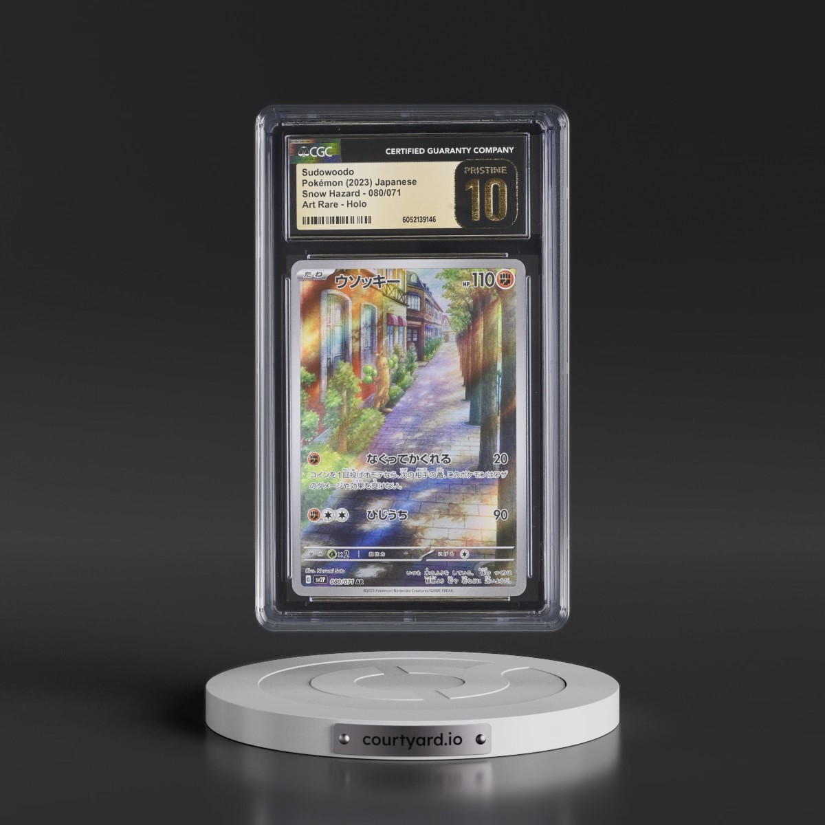 2023 Snow Hazard #080/071 Sudowoodo - Art Rare Holo (CGC 10 PRISTINE)