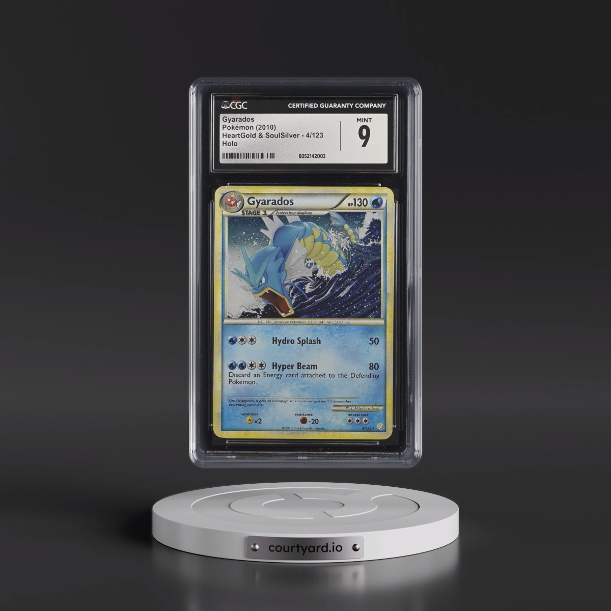 2010 HeartGold & SoulSilver #4/123 Gyarados - Holo (CGC 9 MINT)
