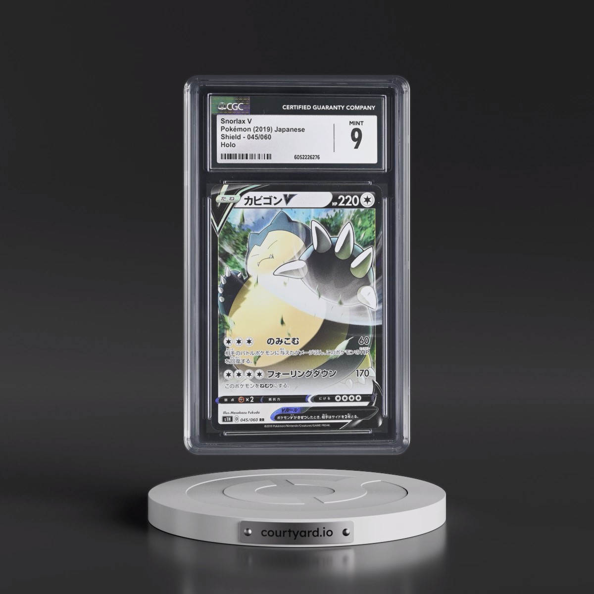 2019 Shield #045/060 Snorlax V - Holo (CGC 9 MINT)