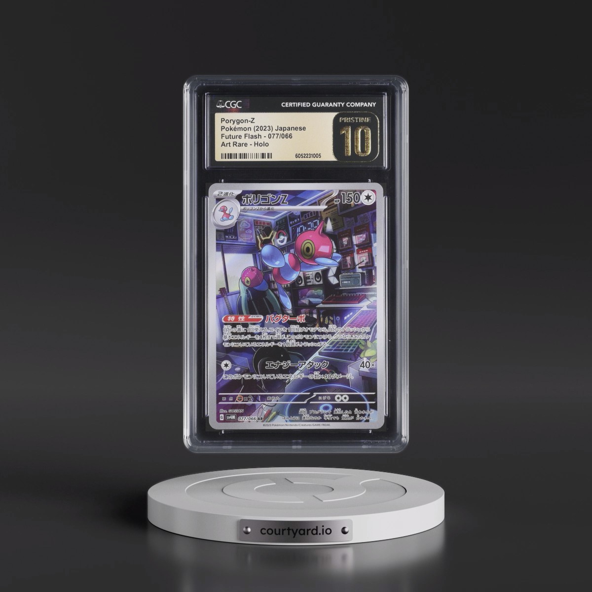 2023 Future Flash #077/066 Porygon-Z - Art Rare Holo (CGC 10 PRISTINE)